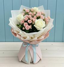 Букет цветов из:  Розы в Долгопрудном