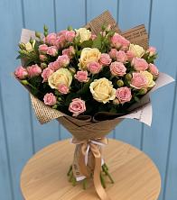 Букет цветов из:  Розы в Долгопрудном